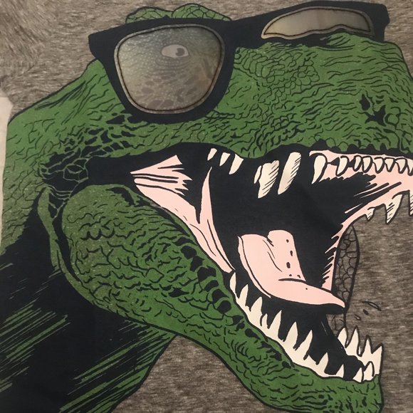 NWT carters dinosaurs action changing shirt top 10 - Picture 2 of 4